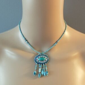 Turquoise Beaded Necklace